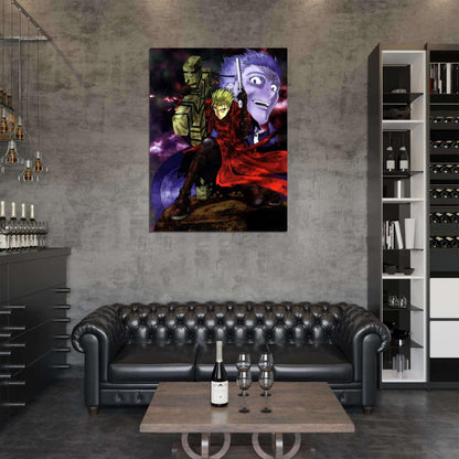 Trigun Vash The Stampede Amazing Cool Painting Anime Manga Art Wall Art Print Poster