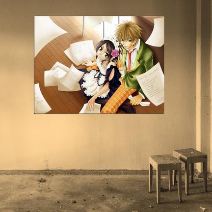 Kaichou Wa Maid-Sama Misaki Ayuzawa Usui Takumi Anime Manga Art Wall Art Print Poster