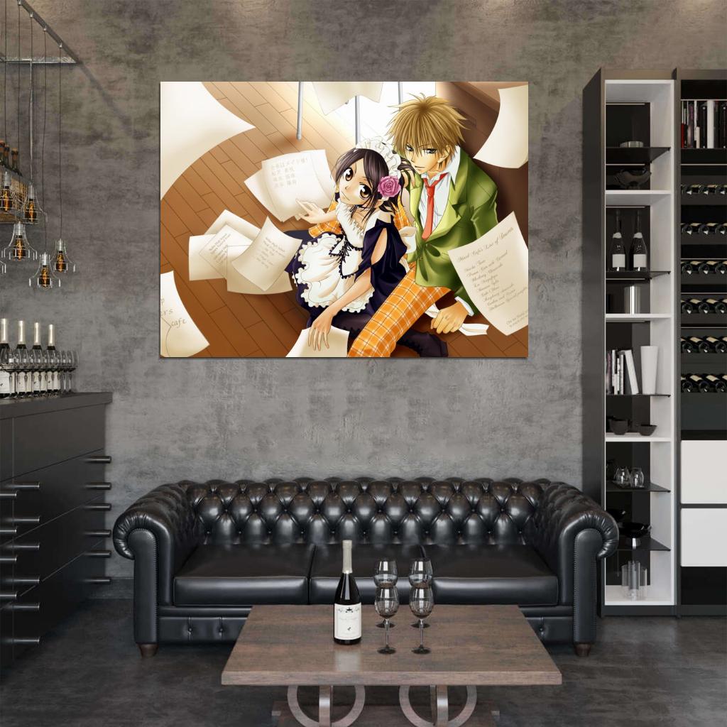 Kaichou Wa Maid-Sama Misaki Ayuzawa Usui Takumi Anime Manga Art Wall Art Print Poster