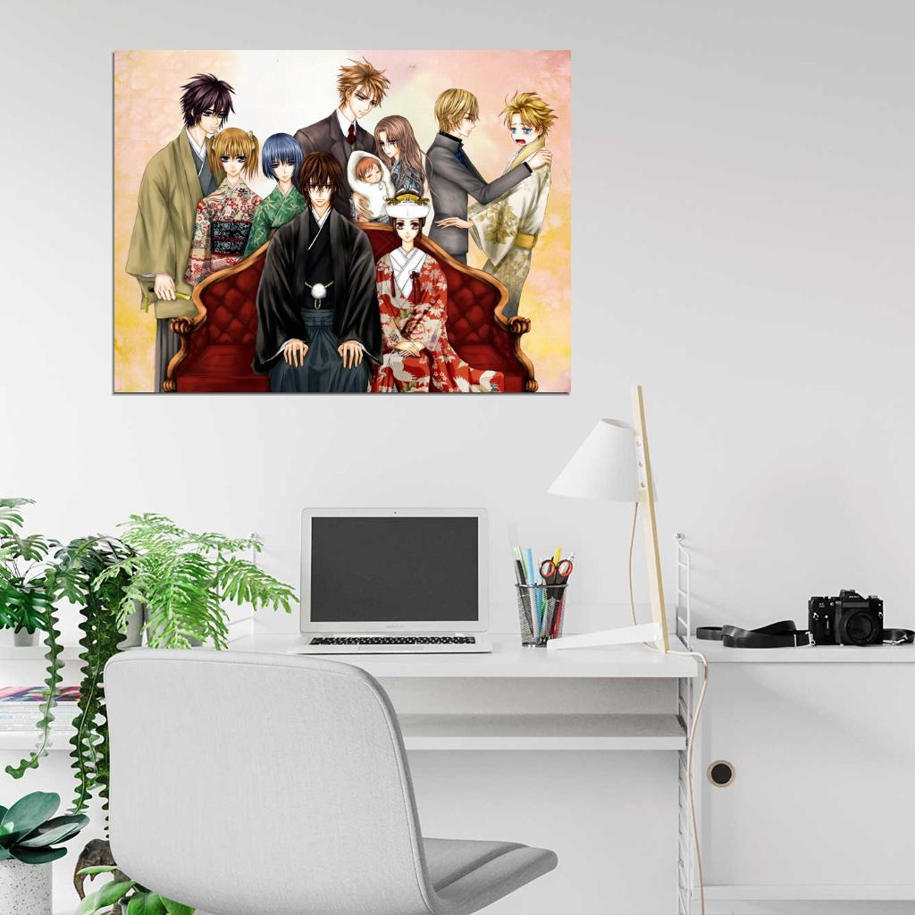 Vampire Knight Characters Anime Manga Art Wall Art Print Poster