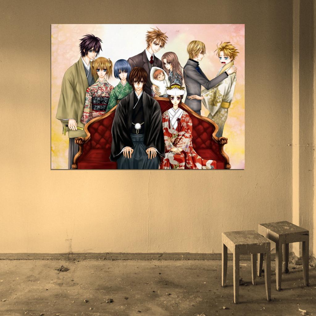 Vampire Knight Characters Anime Manga Art Wall Art Print Poster