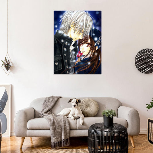 Vampire Knight Yuki Cross Zero Kiryu Painting Anime Manga Art Wall Art Print Poster