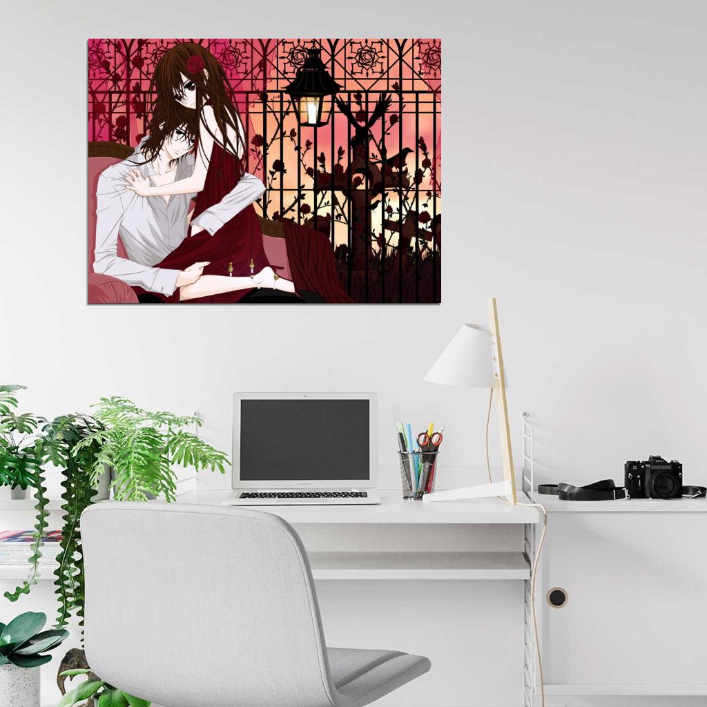 Vampire Knight Anime Manga Art Wall Art Print Poster