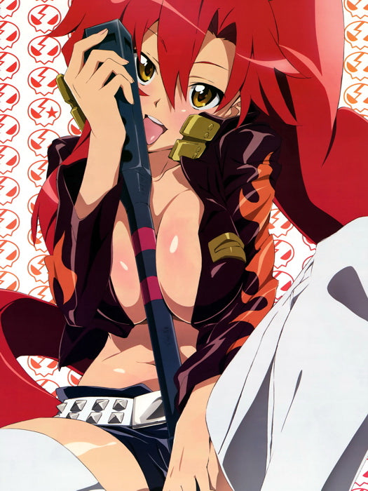 Tengen Toppa Gurren Lagann Yoko Littner Sexy Hot Boobs Anime Manga Art Wall Art Print Poster