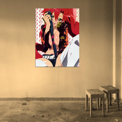 Tengen Toppa Gurren Lagann Yoko Littner Sexy Hot Boobs Anime Manga Art Wall Art Print Poster