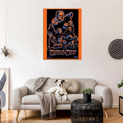 Robocop 1987 Movie Art OCP ED-209 Characters Wall Art Print Poster