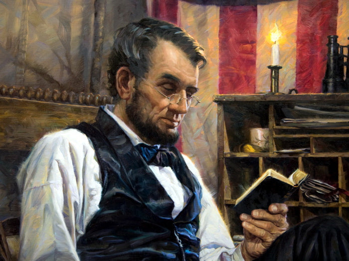 Abraham Lincoln President of the United States Portrait Painting Art Wall Art Print Poster