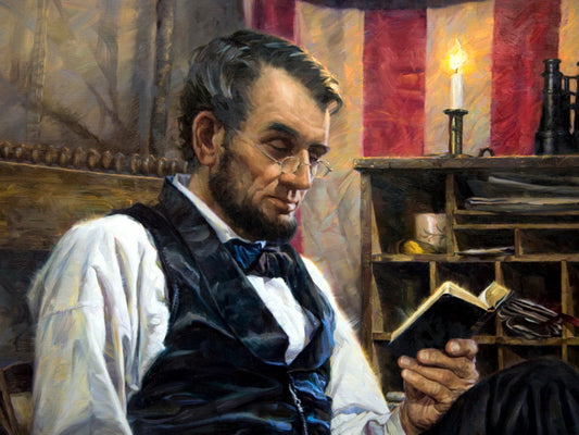 Abraham Lincoln President of the United States Portrait Painting Art Wall Art Print Poster