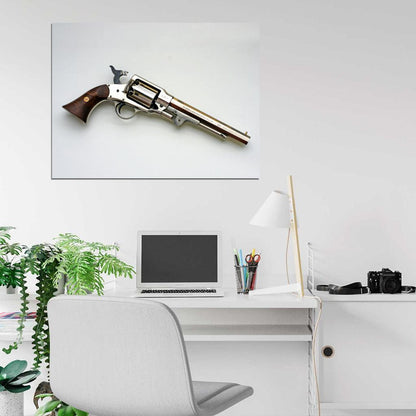 Colt Navy Revolver Gun Weapon 44 Cal Wild West Wall Art Print Poster