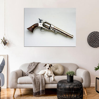Colt Navy Revolver Gun Weapon 44 Cal Wild West Wall Art Print Poster
