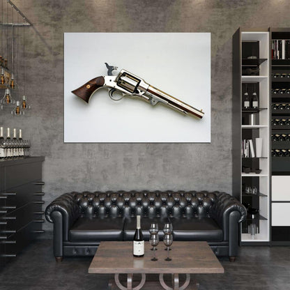 Colt Navy Revolver Gun Weapon 44 Cal Wild West Wall Art Print Poster