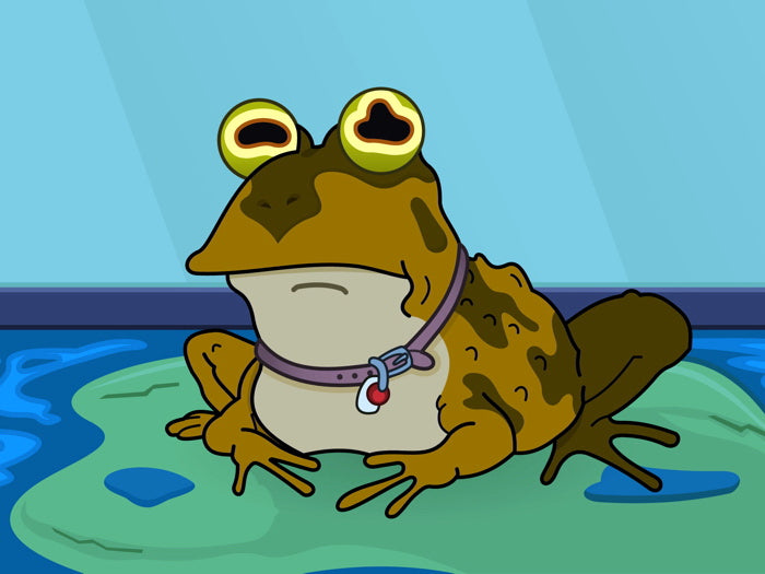 Hypnotoad Futurama Cool Funny Cartoon Hypno Toad Art Wall Art Print Poster