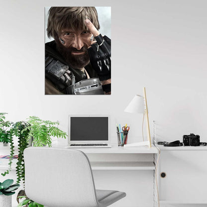 Agent Kruger Elysium Movie Awesome Portrait Art Wall Art Print Poster