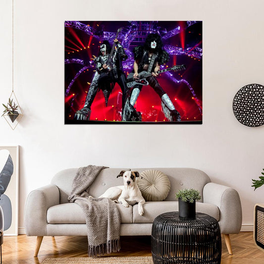 KISS Heavy Metal Hard Rock Band Music Live Concert Wall Art Print Poster