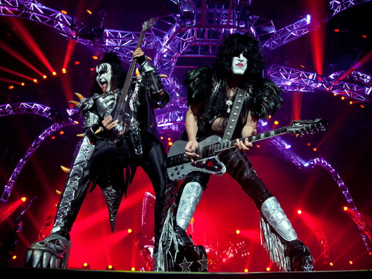 KISS Heavy Metal Hard Rock Band Music Live Concert Wall Art Print Poster
