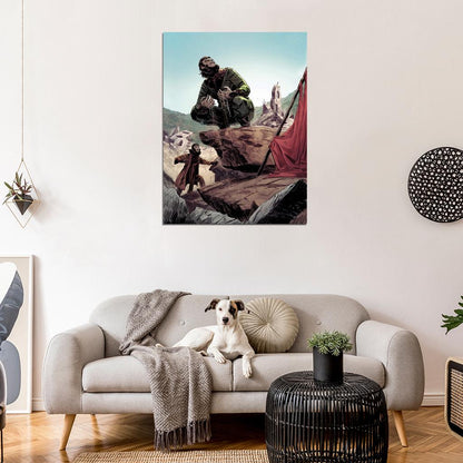 Planet of the Apes Cornelius Movie Art 1968 Wall Art Print Poster