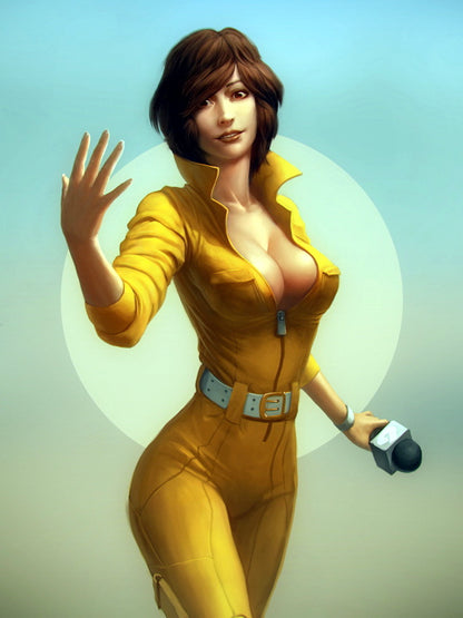 April O'Neil Hot Art Teenage Mutant Ninja Turtles TMNT Wall Art Print Poster