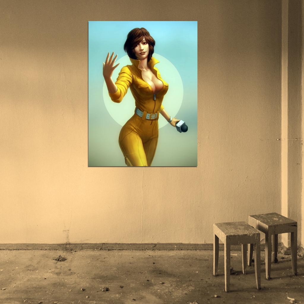 April O'Neil Hot Art Teenage Mutant Ninja Turtles TMNT Wall Art Print Poster