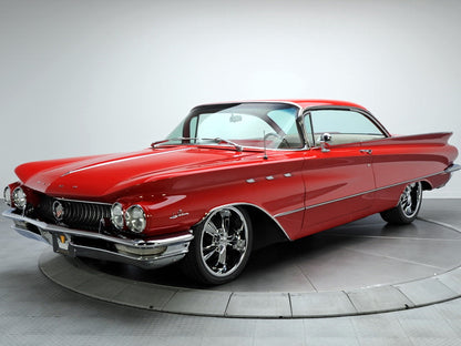 Buick LeSabre 1960 Awesome Retro Red Car Wall Art Print Poster