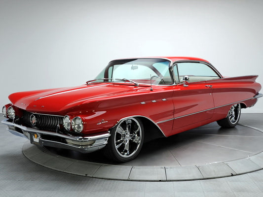 Buick LeSabre 1960 Awesome Retro Red Car Wall Art Print Poster