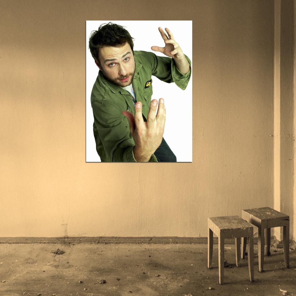 Charlie Day Actor TV Series Wall Art Print Poster