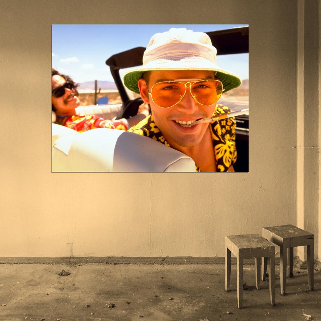 Fear and Loathing in Las Vegas Movie Johnny Depp Wall Art Print Poster