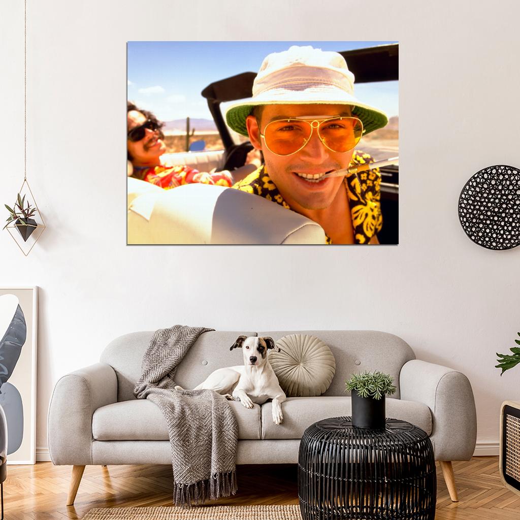 Fear and Loathing in Las Vegas Movie Johnny Depp Wall Art Print Poster