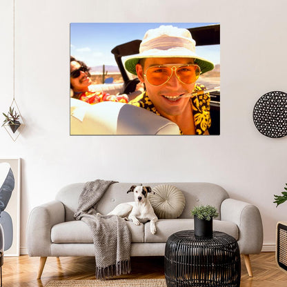 Fear and Loathing in Las Vegas Movie Johnny Depp Wall Art Print Poster