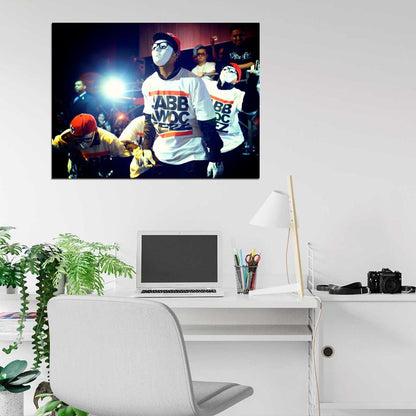 Jabbawockeez Mask Hip-Hop Dance Crew B-Boying Popping Wall Art Print Poster