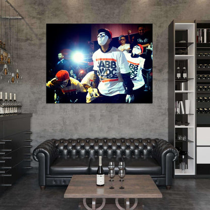 Jabbawockeez Mask Hip-Hop Dance Crew B-Boying Popping Wall Art Print Poster