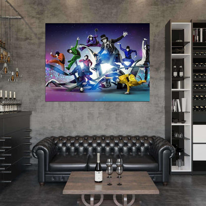 Jabbawockeez Hip-Hop Dance Crew B-Boying Popping Wall Art Print Poster