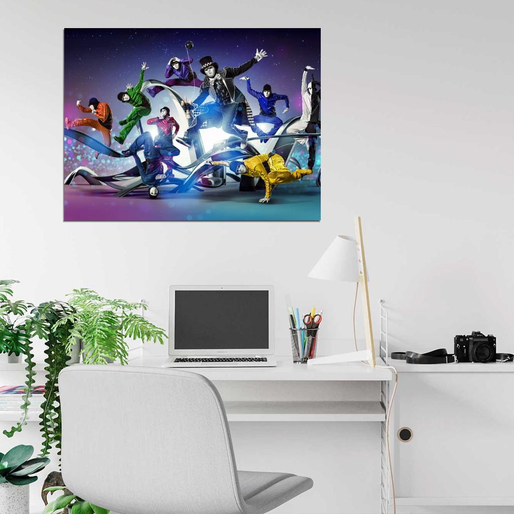 Jabbawockeez Hip-Hop Dance Crew B-Boying Popping Wall Art Print Poster