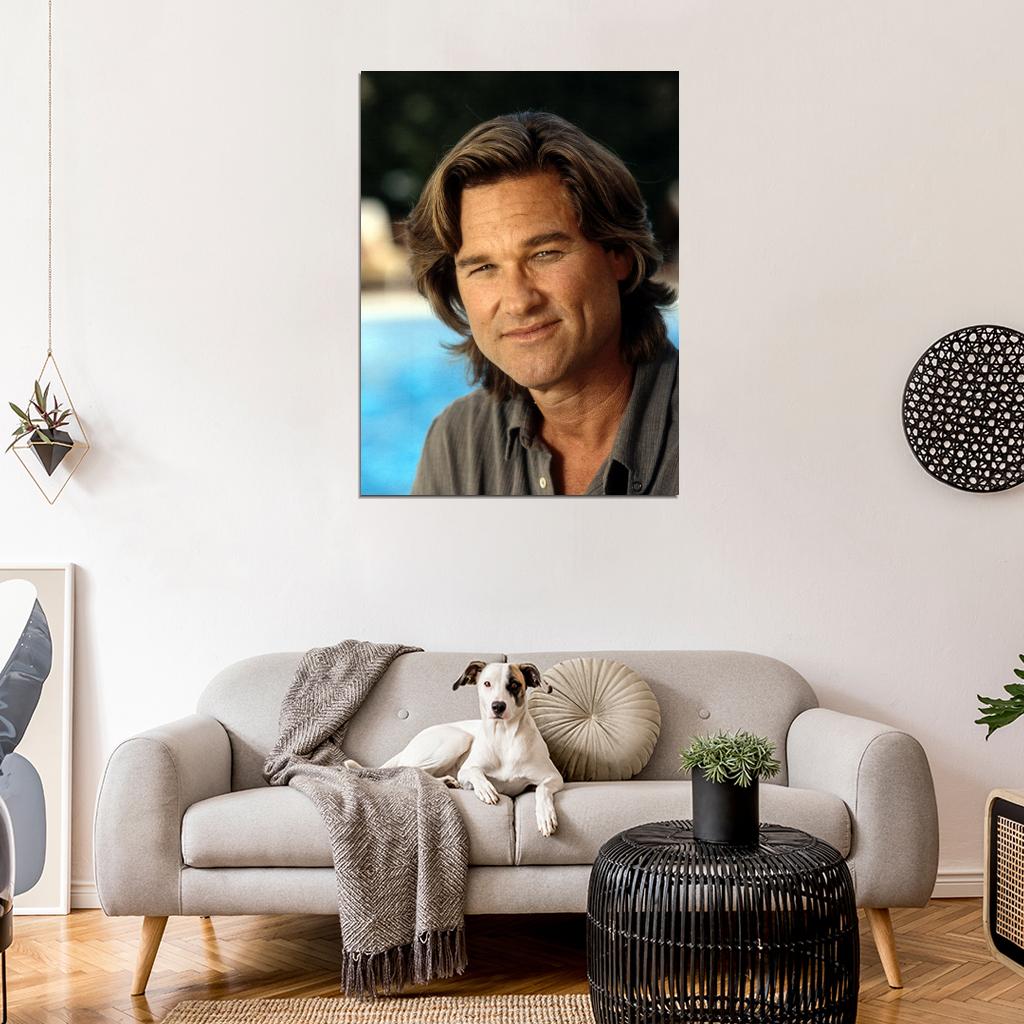 Kurt Russell Movie Actor Portrait Wall Art Print Poster