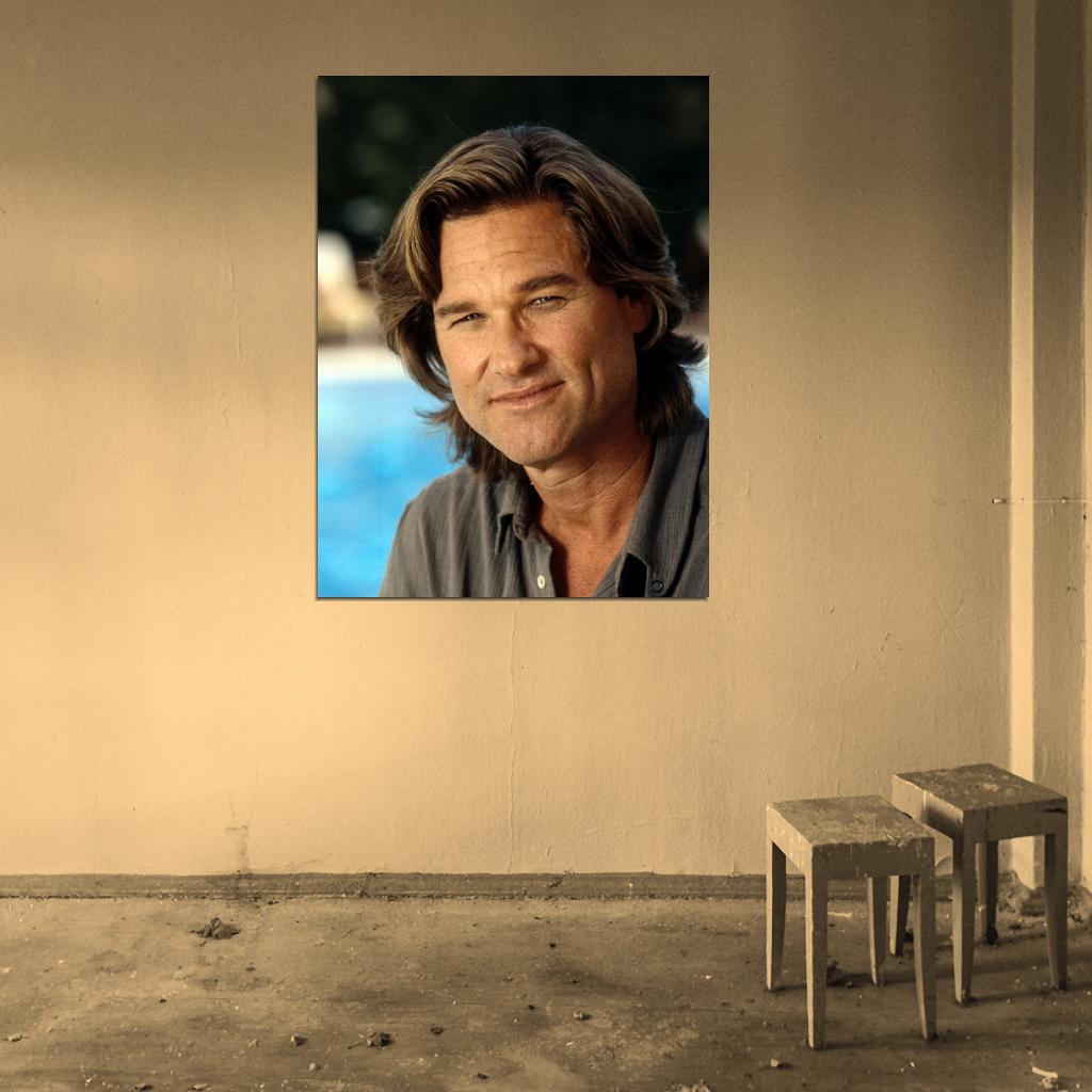 Kurt Russell Movie Actor Portrait Wall Art Print Poster
