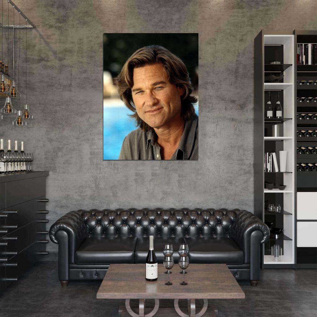 Kurt Russell Movie Actor Portrait Wall Art Print Poster