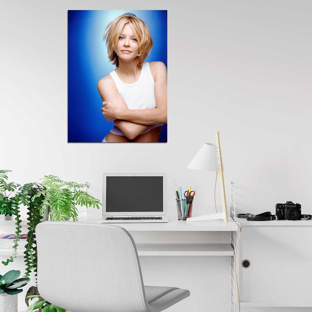 Meg Ryan Beautiful Hot Movie Actress Wall Art Print Poster