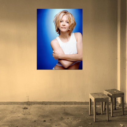 Meg Ryan Beautiful Hot Movie Actress Wall Art Print Poster