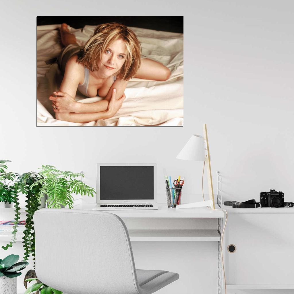 Meg Ryan Hot Movie Actress Sexy Cleavage Wall Art Print Poster