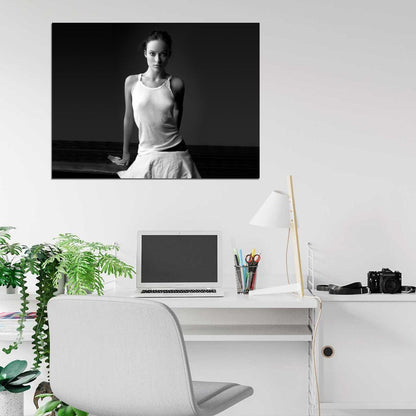 Olivia Wilde Hot Movie Actress BW Wall Art Print Poster