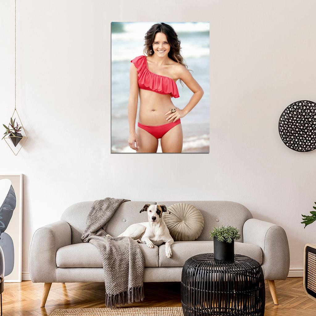 Rebecca Breeds Hot Actress Sexy Bikini Wall Art Print Poster