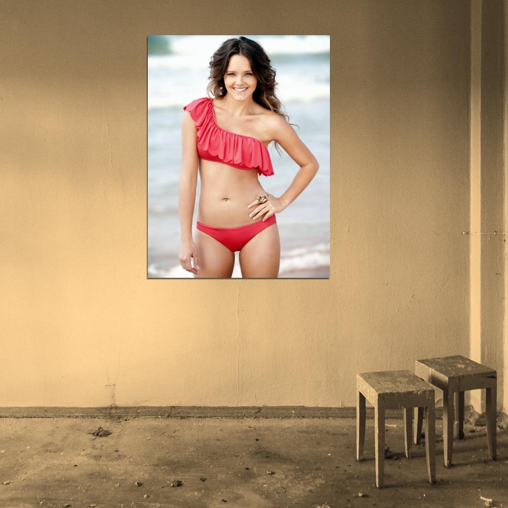 Rebecca Breeds Hot Actress Sexy Bikini Wall Art Print Poster