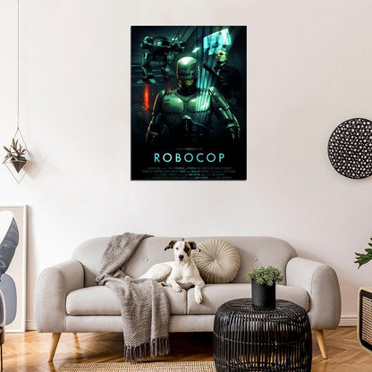 Robocop 1987 Movie Art ED-209 Clarence Boddicker Wall Art Print Poster
