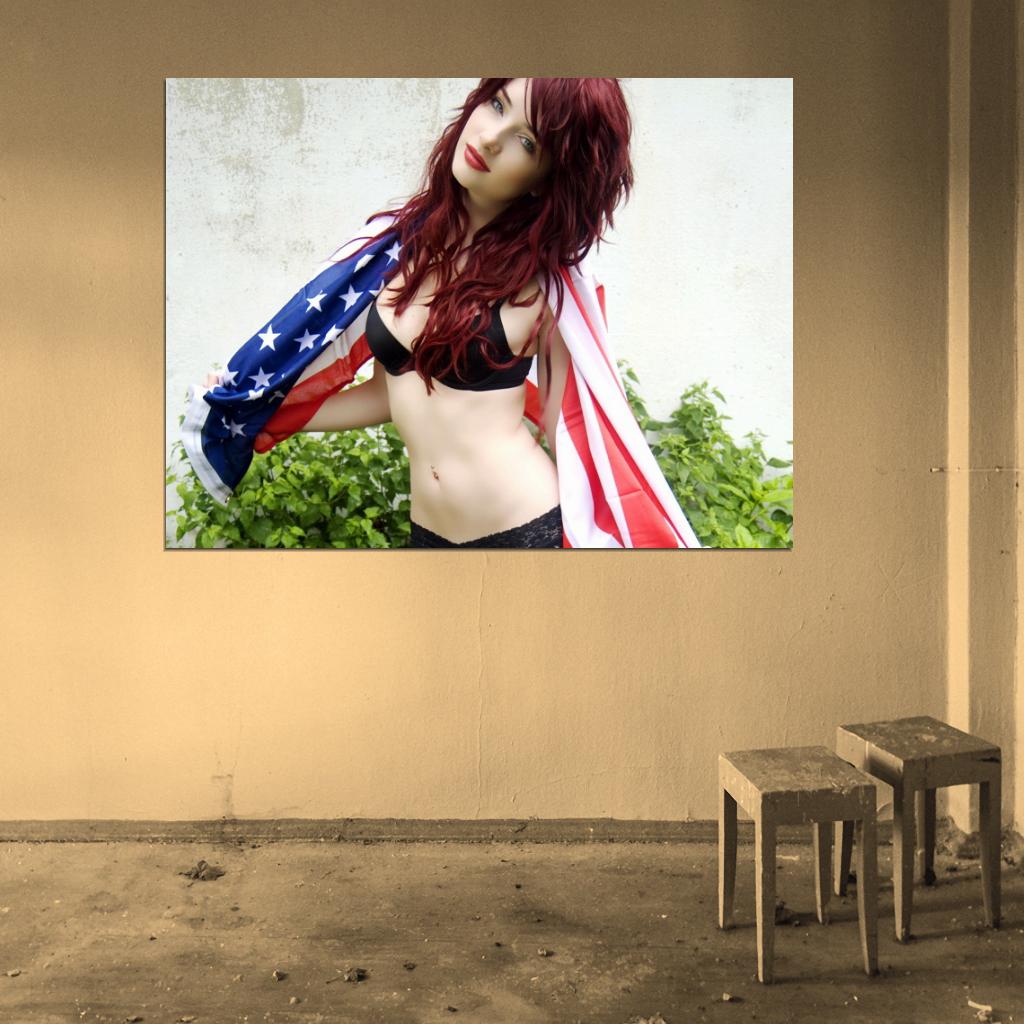 Susan Coffey Hot Model Sexy Underwear Wall Art Print Poster