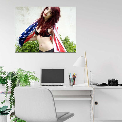 Susan Coffey Hot Model Sexy Underwear Wall Art Print Poster