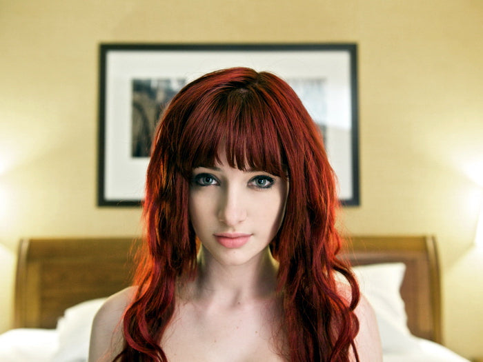 Susan Coffey Beautiful Face Portrait Redhead Hot Model Wall Art Print Poster