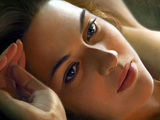 Titanic Movie Painting Art Kate Winslet Beautiful Portrait Wall Art Print Poster