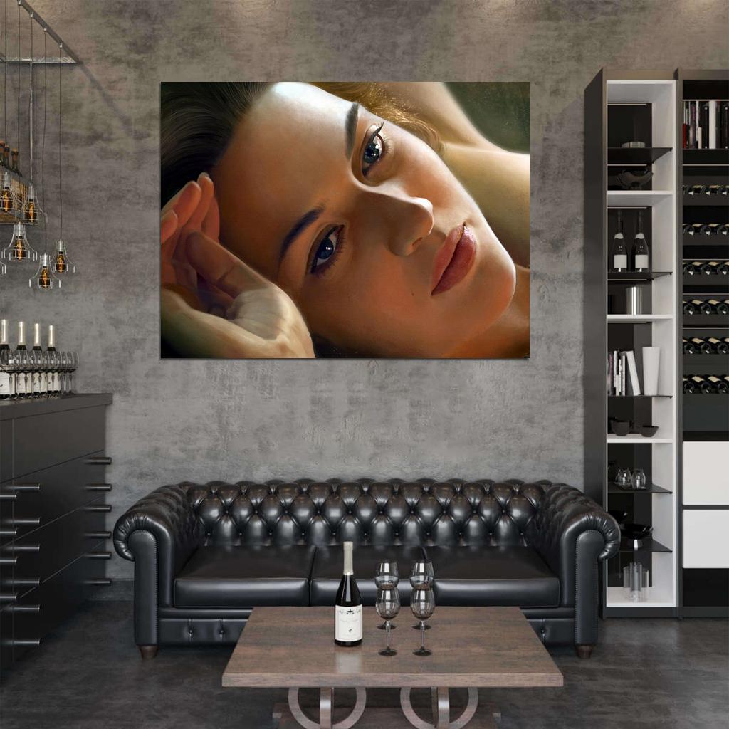 Titanic Movie Painting Art Kate Winslet Beautiful Portrait Wall Art Print Poster