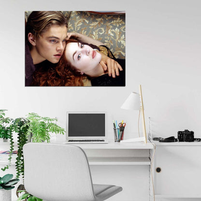 Titanic Jack Rose Movie Leonardo DiCaprio Kate Winslet Love Wall Art Print Poster