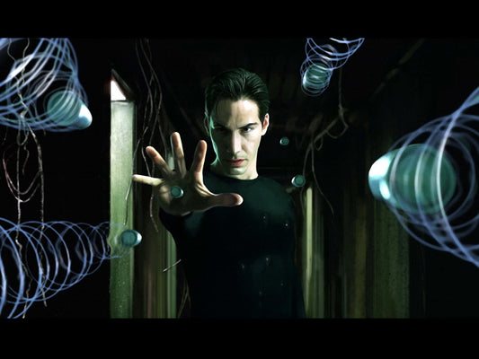 The Matrix Movie Neo Bullets Art Painting Keanu Reeves Wall Art Print Poster