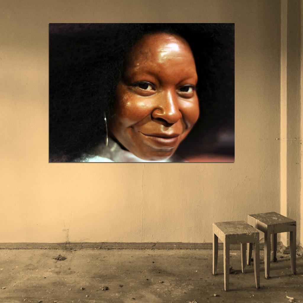 Whoopi Goldberg Actress Portrait Painting Art Wall Art Print Poster